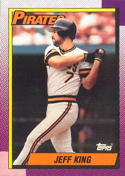 1990 O-Pee-Chee #454 Jeff King Front