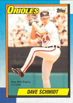 1990 O-Pee-Chee #497 Dave Schmidt Front