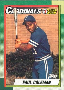 1990 O-Pee-Chee #654 Paul Coleman Front