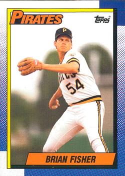 1990 O-Pee-Chee #666 Brian Fisher Front