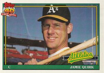 1991 O-Pee-Chee #132 Jamie Quirk Front