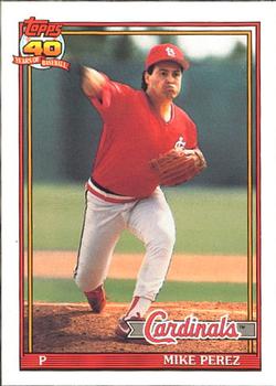 1991 O-Pee-Chee #205 Mike Perez Front