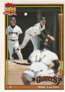 1991 O-Pee-Chee #242 Mike LaCoss Front