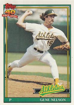 1991 O-Pee-Chee #316 Gene Nelson Front