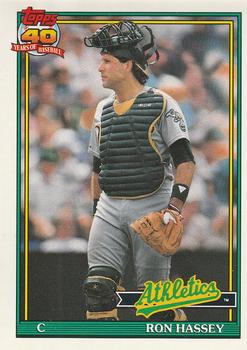 1991 O-Pee-Chee #327 Ron Hassey Front