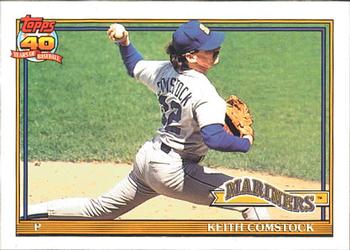 1991 O-Pee-Chee #337 Keith Comstock Front