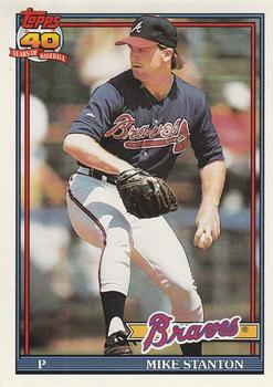 1991 O-Pee-Chee #514 Mike Stanton Front