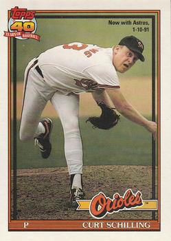 1991 O-Pee-Chee #569 Curt Schilling Front