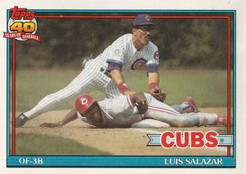 1991 O-Pee-Chee #614 Luis Salazar Front