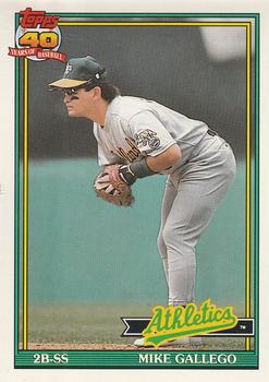 1991 O-Pee-Chee #686 Mike Gallego Front