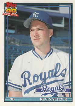 1991 O-Pee-Chee #695 Kevin Seitzer Front