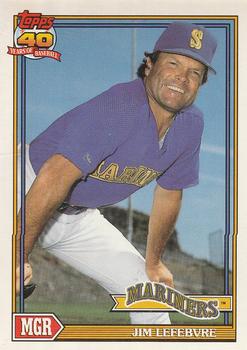 1991 O-Pee-Chee #699 Jim Lefebvre Front