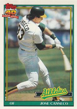 1991 O-Pee-Chee #700 Jose Canseco Front