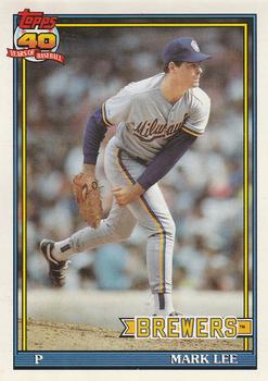 1991 O-Pee-Chee #721 Mark Lee Front