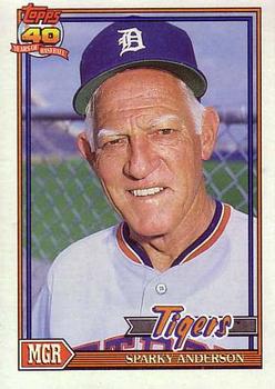 1991 O-Pee-Chee #519 Sparky Anderson Front