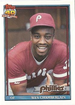 1991 O-Pee-Chee #603 Wes Chamberlain Front