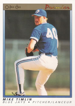 1991 O-Pee-Chee Premier #122 Mike Timlin Front