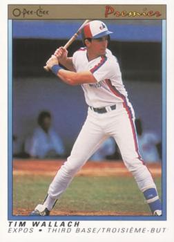 1991 O-Pee-Chee Premier #125 Tim Wallach Front