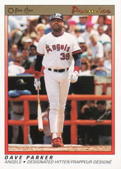 1991 O-Pee-Chee Premier #94 Dave Parker Front