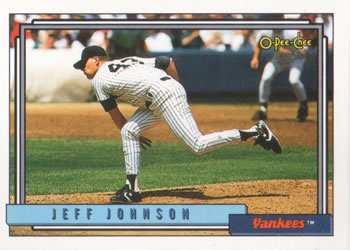 1992 O-Pee-Chee #449 Jeff Johnson Front