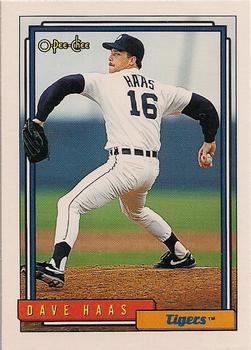 1992 O-Pee-Chee #665 Dave Haas Front