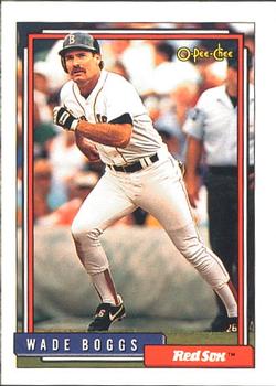 1992 O-Pee-Chee #10 Wade Boggs Front