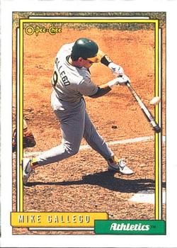 1992 O-Pee-Chee #76 Mike Gallego Front