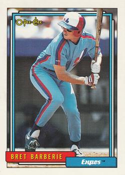 1992 O-Pee-Chee #224 Bret Barberie Front