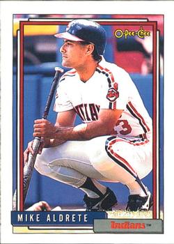 1992 O-Pee-Chee #256 Mike Aldrete Front