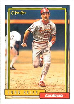 1992 O-Pee-Chee #275 Todd Zeile Front
