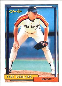 1992 O-Pee-Chee #316 Curt Schilling Front
