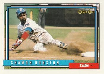 1992 O-Pee-Chee #370 Shawon Dunston Front