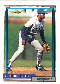 1992 O-Pee-Chee #418 Alfredo Griffin Front