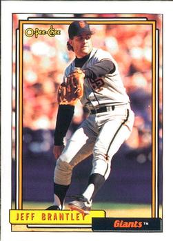 1992 O-Pee-Chee #491 Jeff Brantley Front