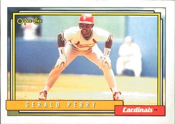 1992 O-Pee-Chee #498 Gerald Perry Front