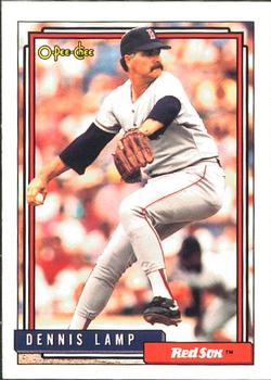 1992 O-Pee-Chee #653 Dennis Lamp Front