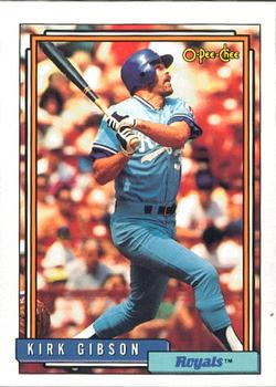 1992 O-Pee-Chee #720 Kirk Gibson Front