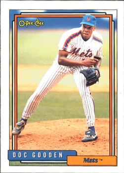 1992 O-Pee-Chee #725 Doc Gooden Front