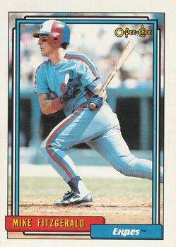 1992 O-Pee-Chee #761 Mike Fitzgerald Front