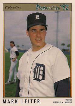 1992 O-Pee-Chee Premier #48 Mark Leiter Front