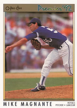1992 O-Pee-Chee Premier #57 Mike Magnante Front