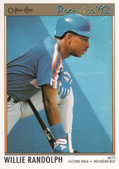 1992 O-Pee-Chee Premier #67 Willie Randolph Front