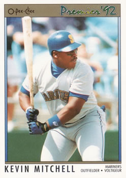 1992 O-Pee-Chee Premier #97 Kevin Mitchell Front