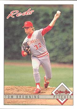 1993 O-Pee-Chee #74 Tom Browning Front