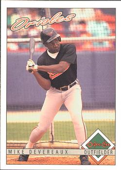 1993 O-Pee-Chee #93 Mike Devereaux Front