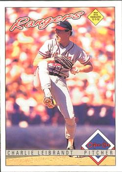 1993 O-Pee-Chee #204 Charlie Leibrandt Front