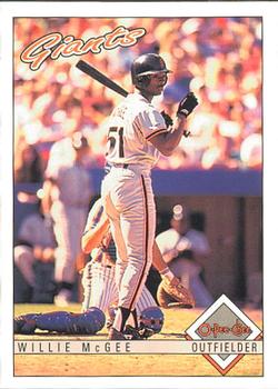 1993 O-Pee-Chee #210 Willie McGee Front
