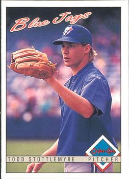 1993 O-Pee-Chee #244 Todd Stottlemyre Front