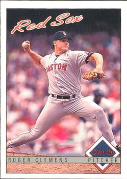 1993 O-Pee-Chee #259 Roger Clemens Front