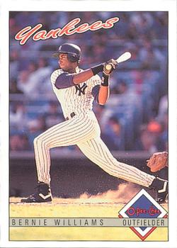 1993 O-Pee-Chee #363 Bernie Williams Front